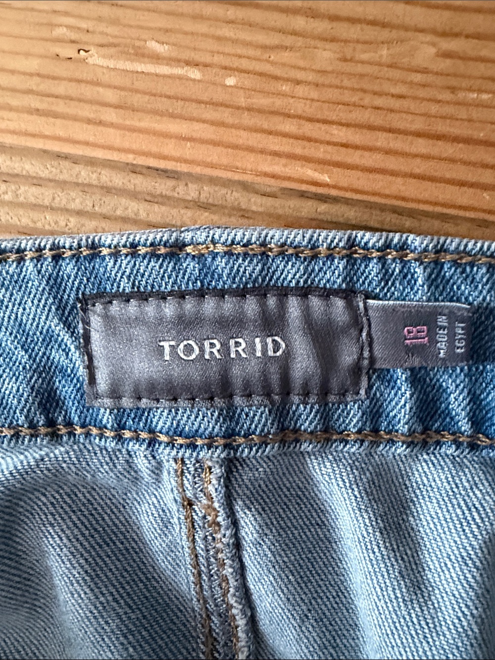 torrid Light Blue Denim Maxi Skirt - Picture 3 of 3